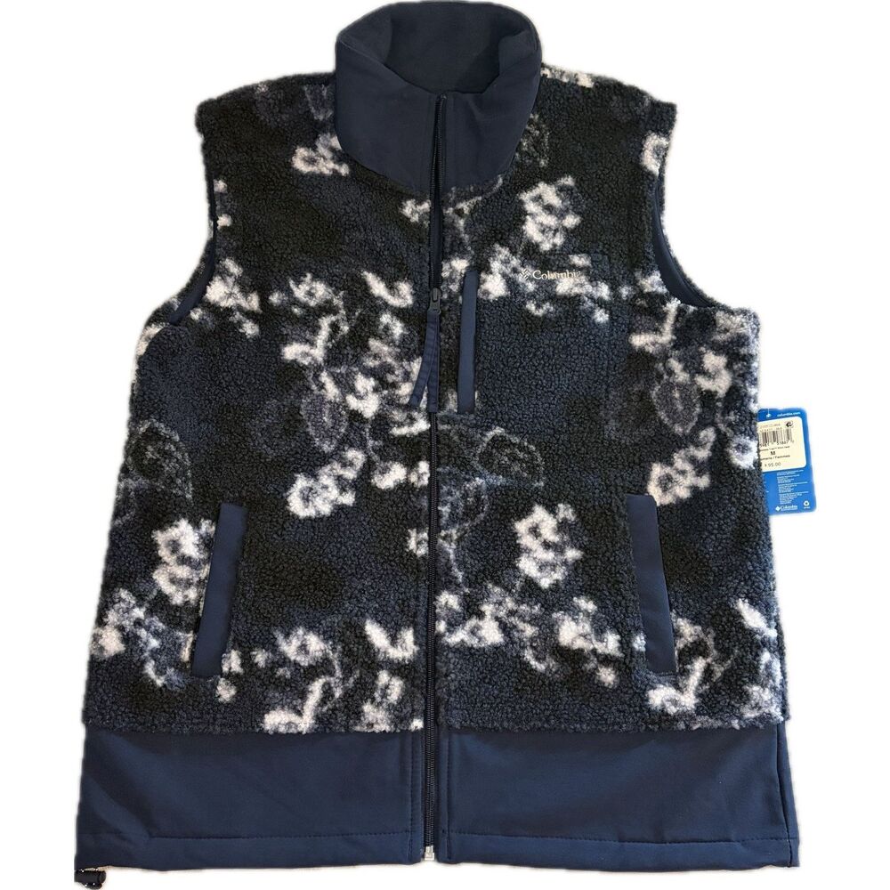 BRAND NEW Columbia Boundless Trek Print Vest Women's Size Medium M
